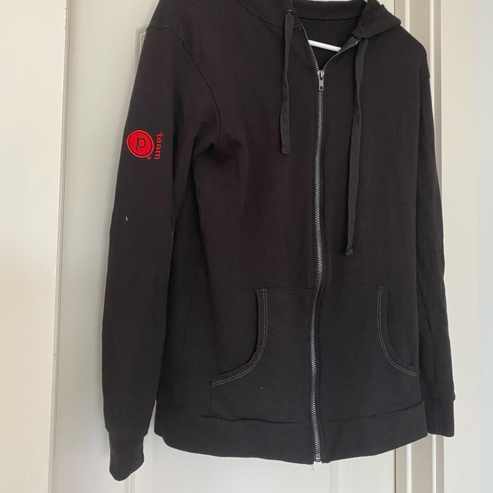 LIKE NEW Pure Barre Team zip up hoodie